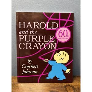 Harold and the Purple Crayon by Crockett Johnson (1998, Trade Paperback)